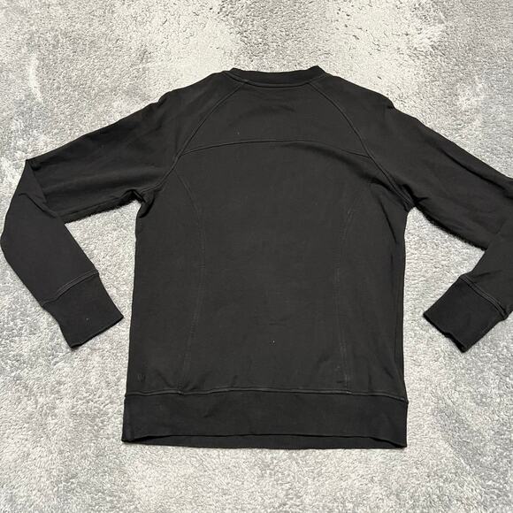 Lululemon Sweatshirt Womens 6 Scuba Crew Shirt Black - Picture 3 of 7